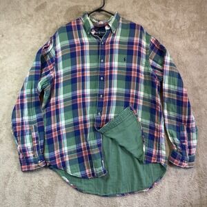 Polo by Ralph Lauren Multicolor Plaid Casual Button Down Shirt